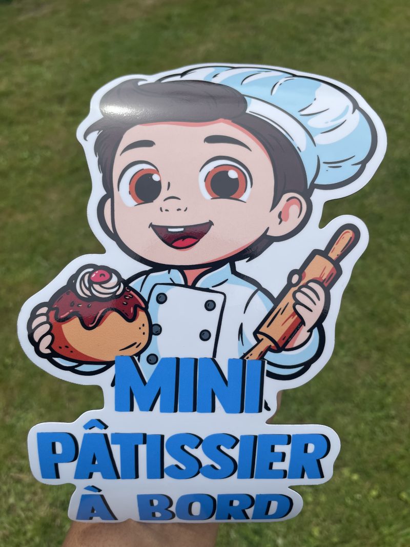 Mini pâtissier à bord - bébé à bord