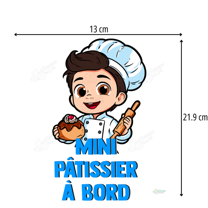 Mini pâtissier à bord - bébé à bord